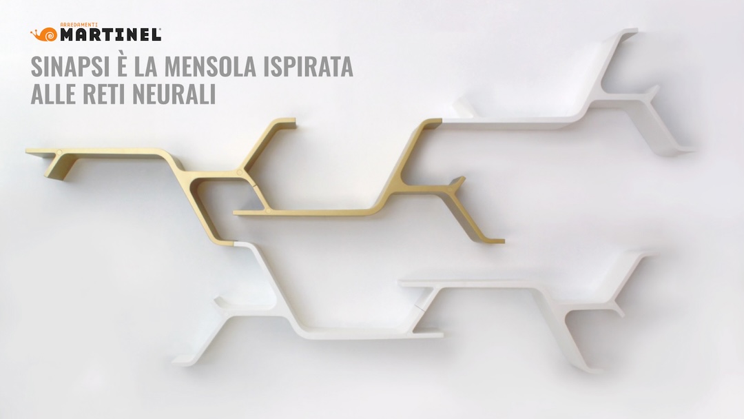 Mensola Sinapsi Horm, una perfetta forma di design